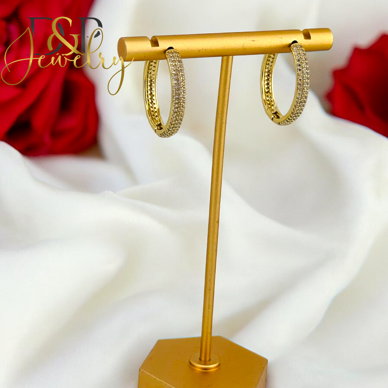 14K  HOOP EARRING HP644