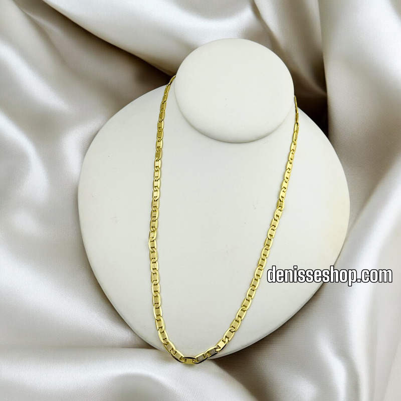 14K CLOSE LINK MARINER CHAIN 3MM CH076