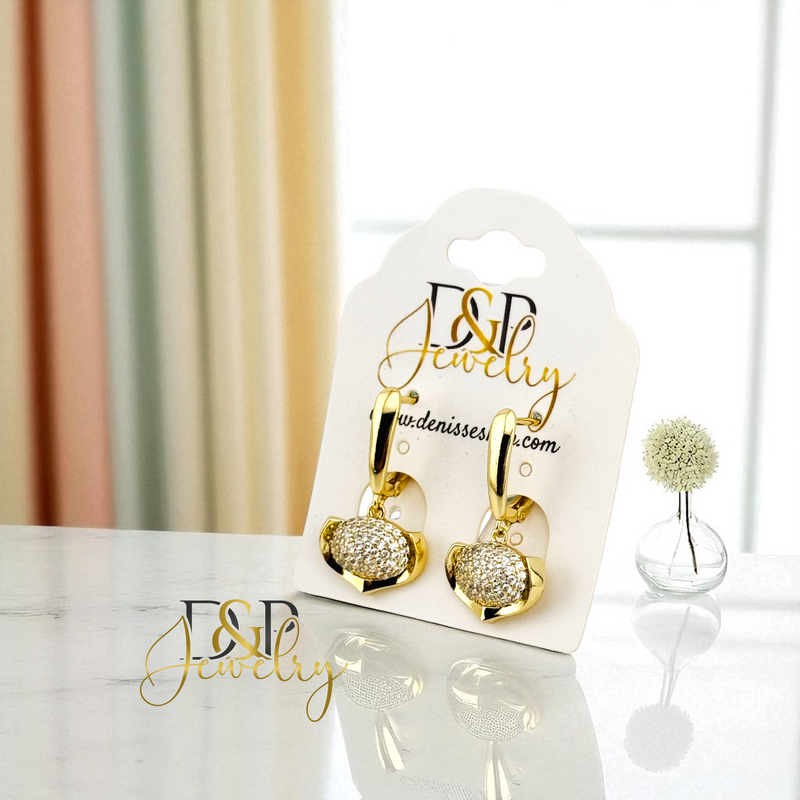 14K FASHION EARRING E904