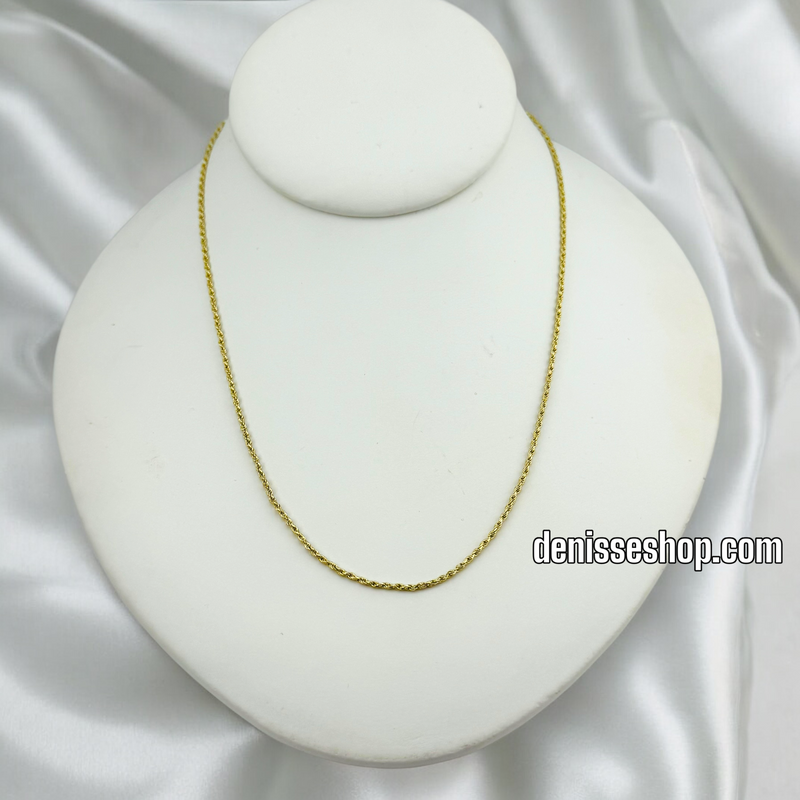 14K ROPE CHAIN 1MM CH080