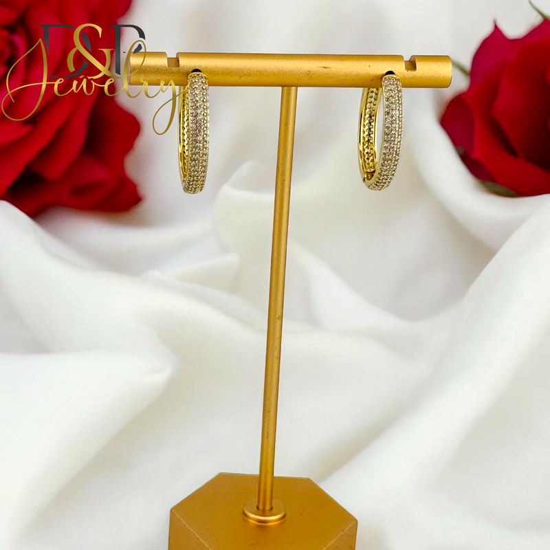 14K  HOOP EARRING HP644