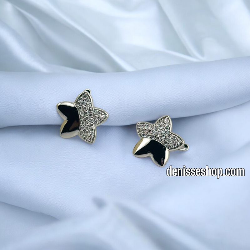 SILVER BUTTERFLY EARRING  E781