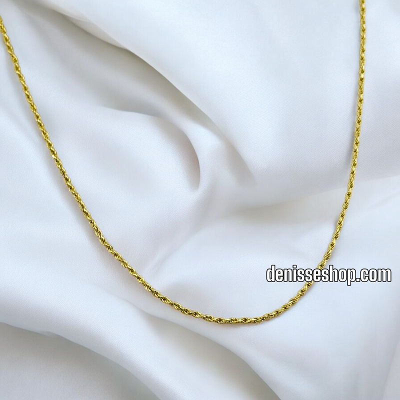 14K ROPE CHAIN 1MM CH080
