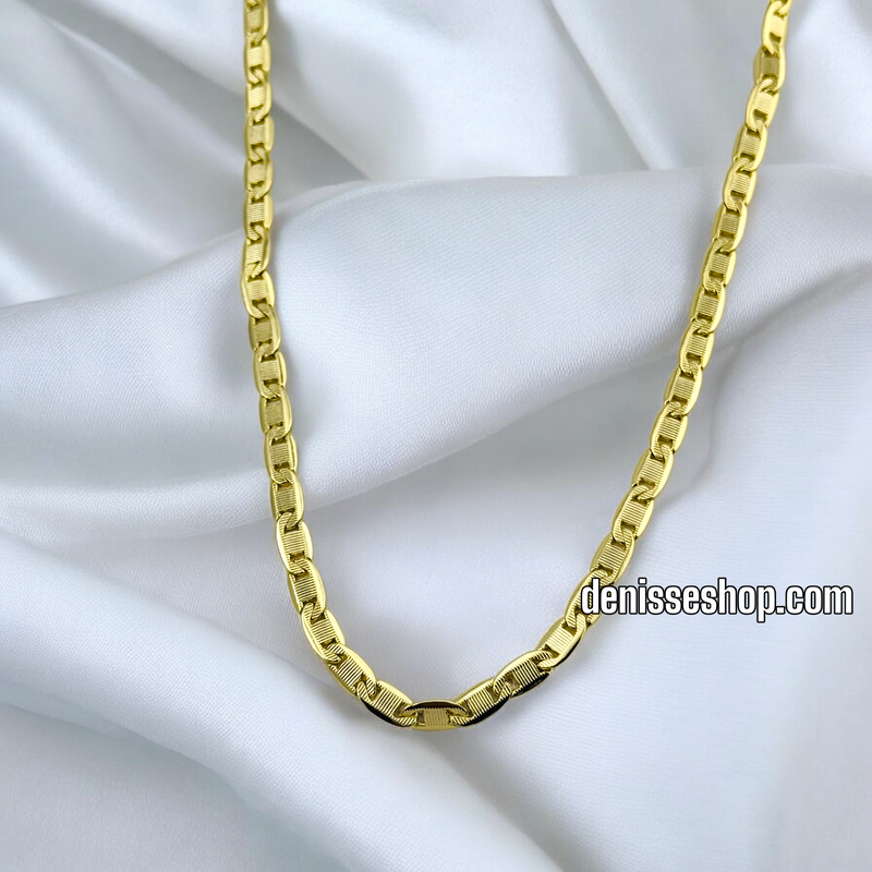 14K CLOSE LINK MARINER CHAIN 3MM CH076