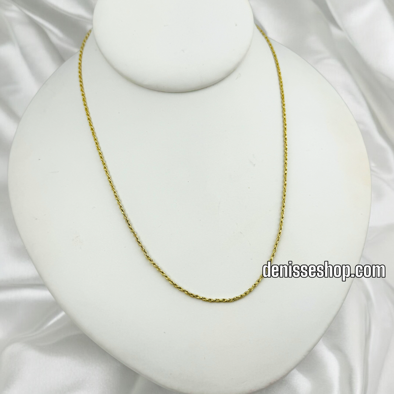 14K ROPE CHAIN 1MM CH080