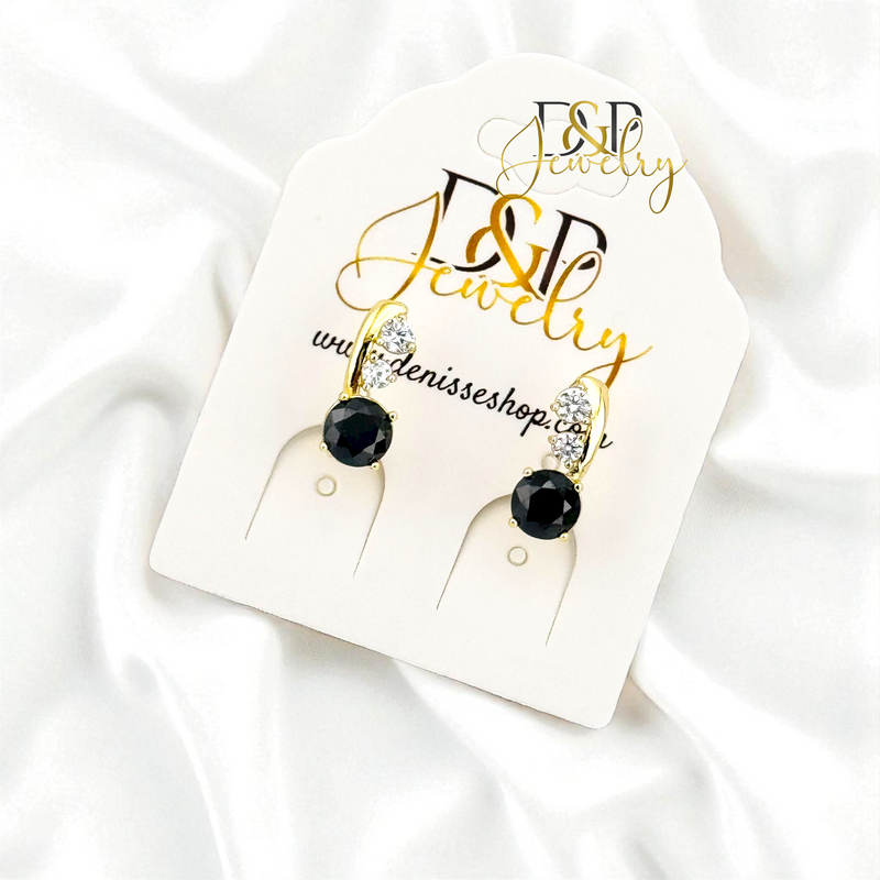 14K ELEGANT 2 VARIANTS HUGGIE EARRING E1033