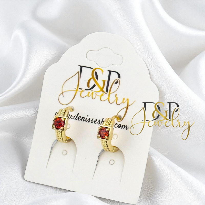 14K SMALL HOOP EARRING HP782