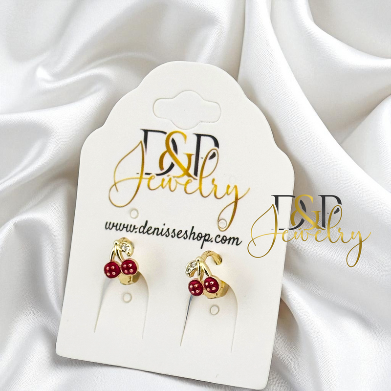 14K CHERRY SMALL HOOP EARRING HP792
