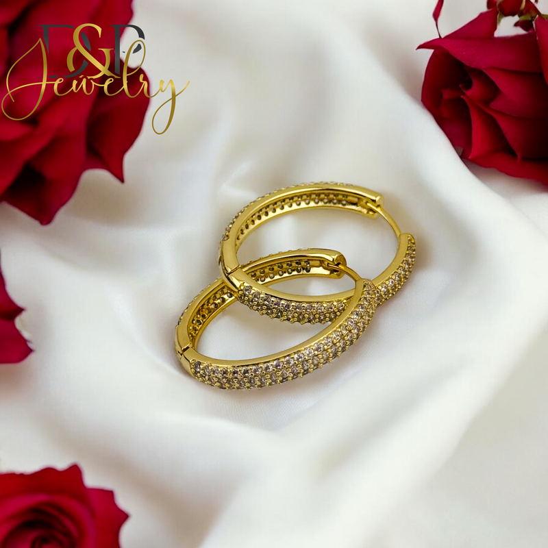 14K  HOOP EARRING HP644