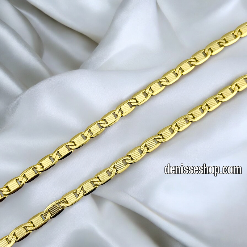 14K CLOSE LINK MARINER CHAIN 3MM CH076