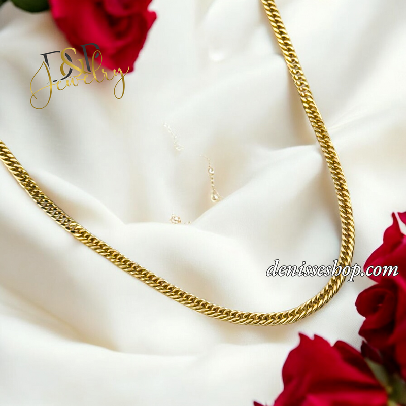 CUBAN CLOSE LINK CHAIN 3MM CH088