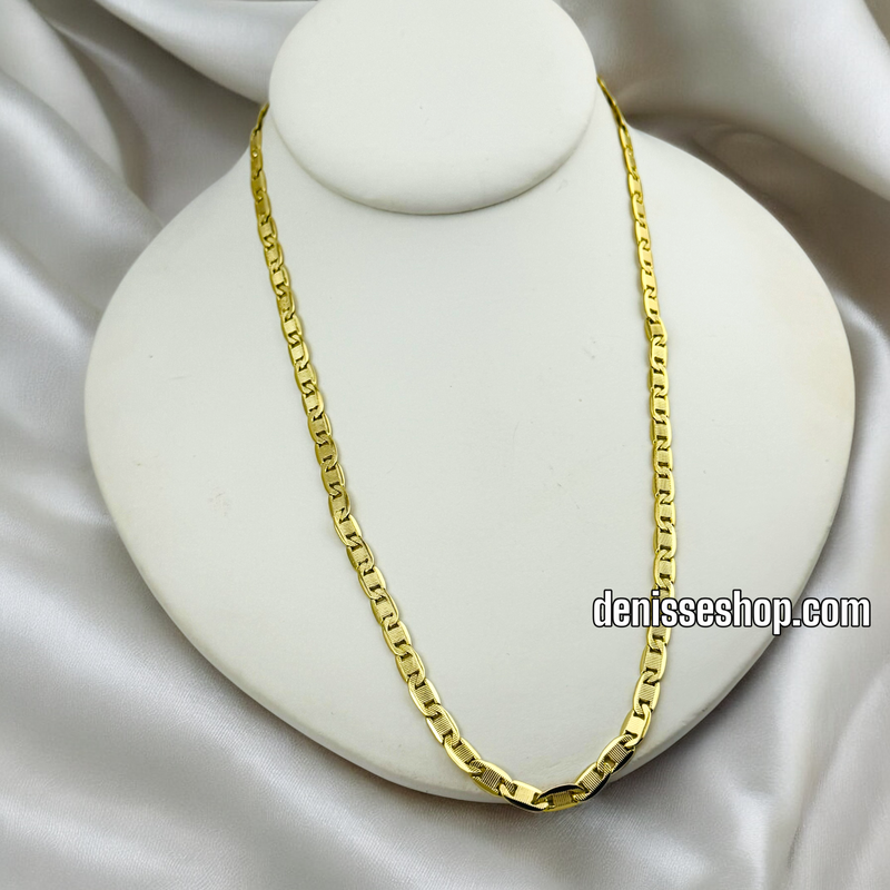 14K CLOSE LINK MARINER CHAIN 3MM CH076
