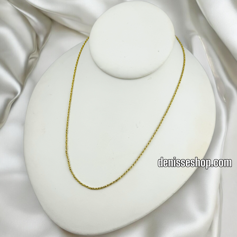 14K ROPE CHAIN 1MM CH080
