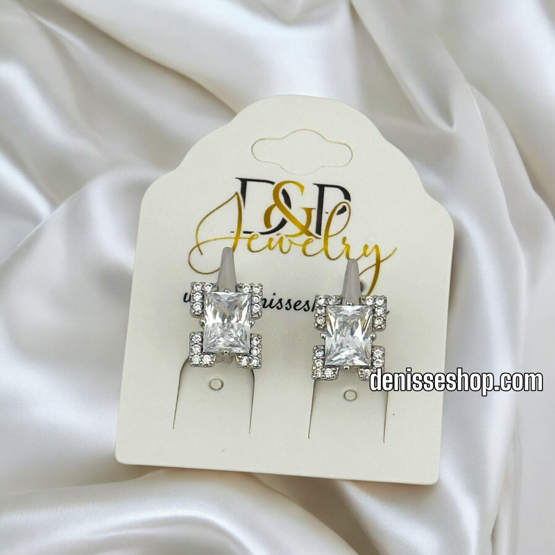 ELEGANT SILVER EARRINGS E782