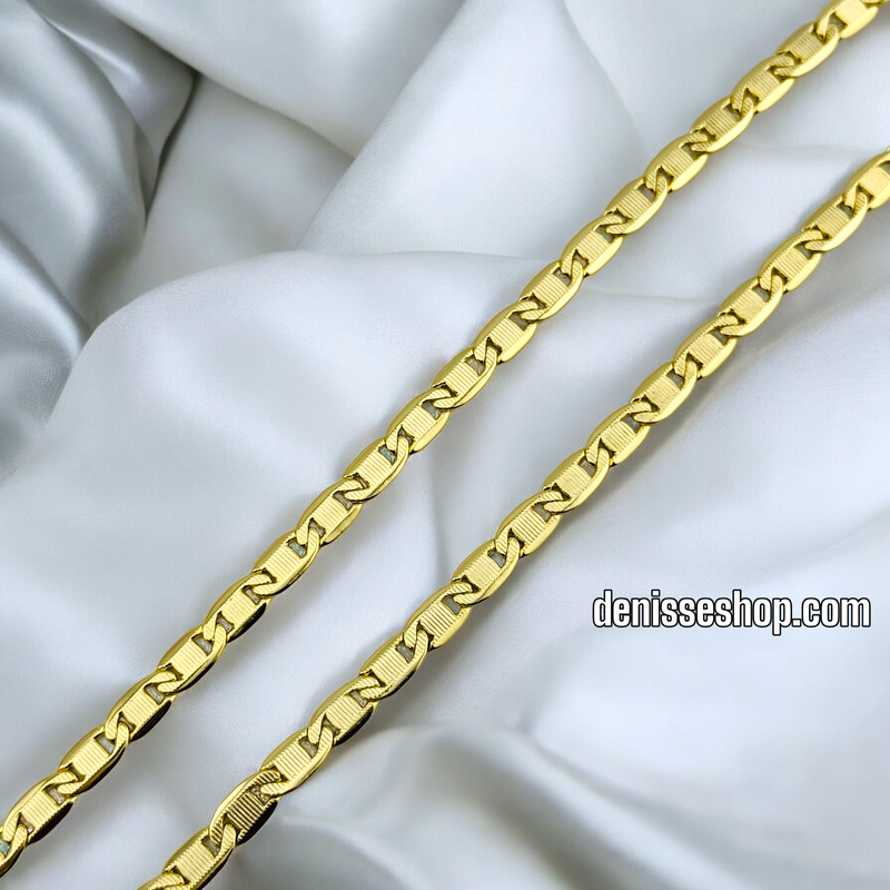 14K CLOSE LINK MARINER CHAIN 3MM CH076