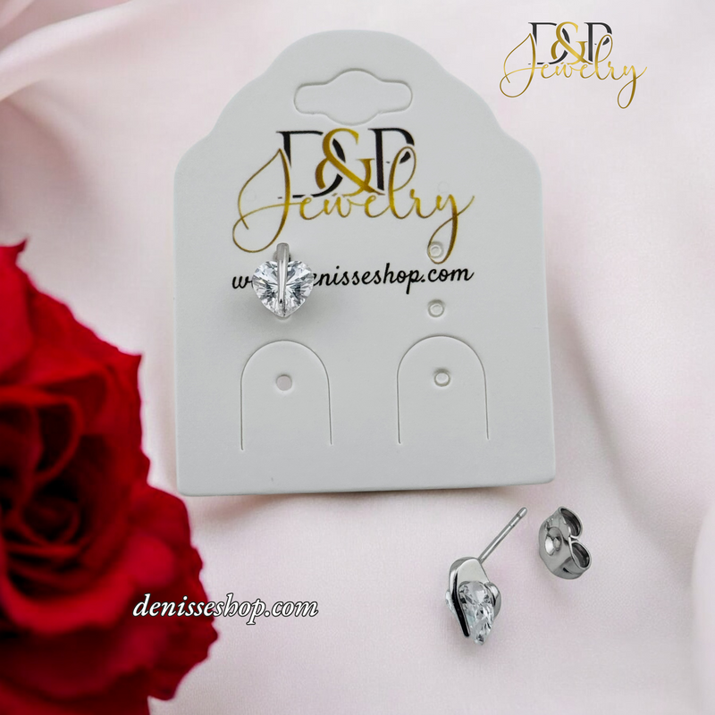 SILVER WOMEN/GIRL SMALL EARRING E804