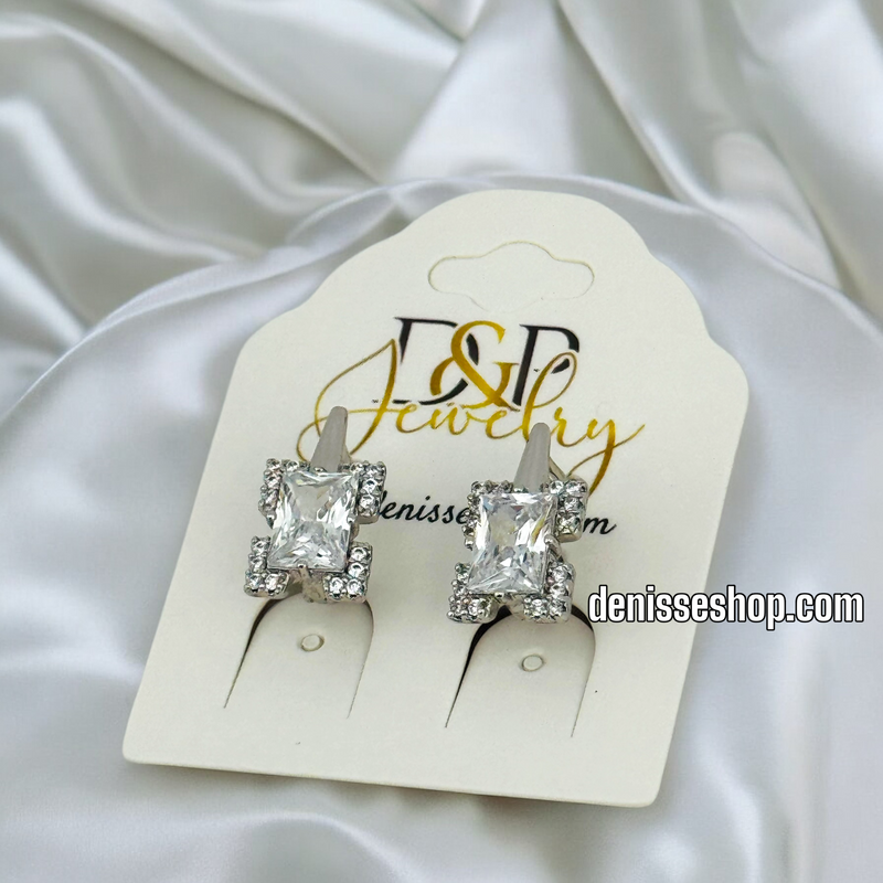 ELEGANT SILVER EARRINGS E782