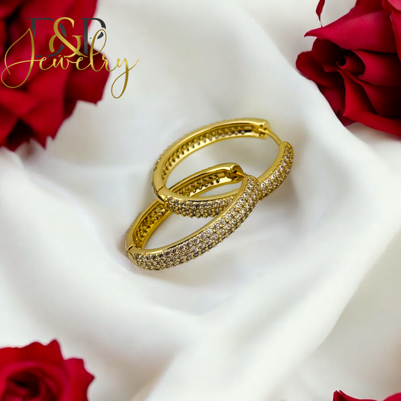 14K  HOOP EARRING HP644