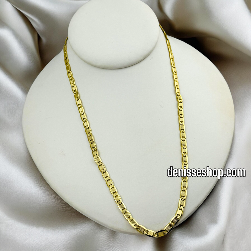 14K CLOSE LINK MARINER CHAIN 3MM CH076