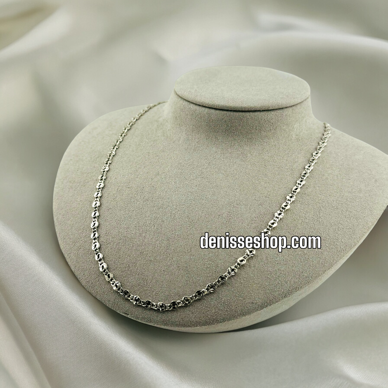 ROUNDED SILVER CHAIN 3MM C516
