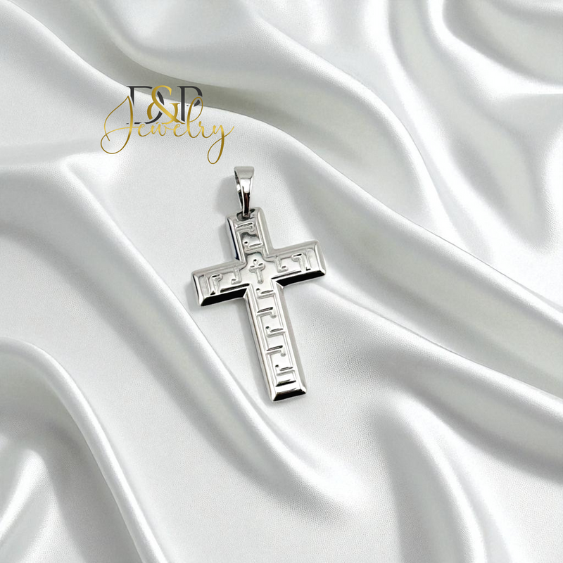 14K SILVER/CROSS PENDANT P914
