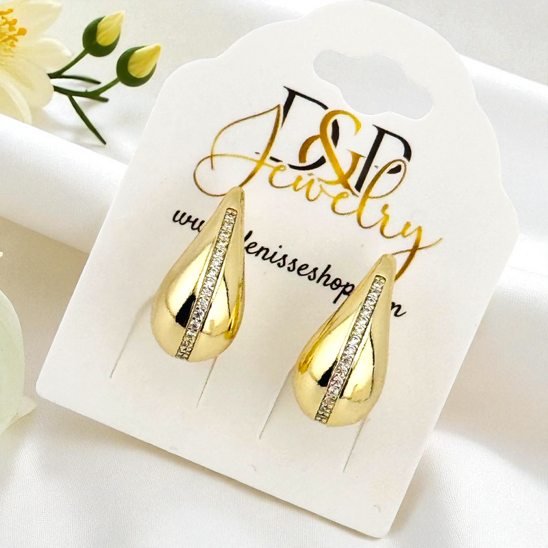 14K  DROP EARRING E926