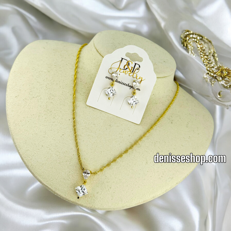 14K WOMAN ELEGANT NECKLACE SET N133