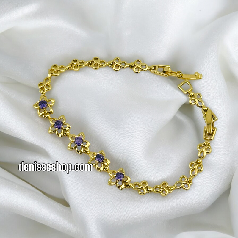 14K PURPLE BRACELET BR429