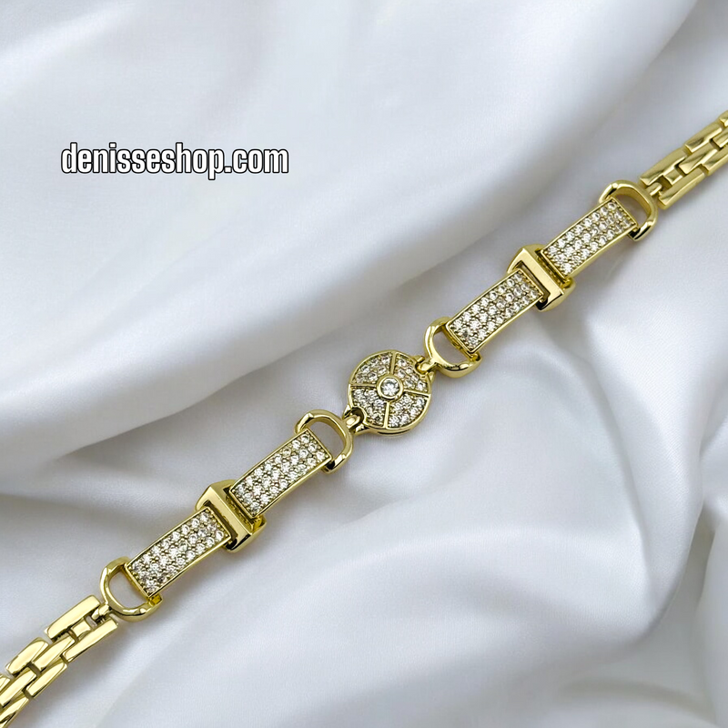 14K /WOMAN LINK BLING CHAIN BRACELET BR575