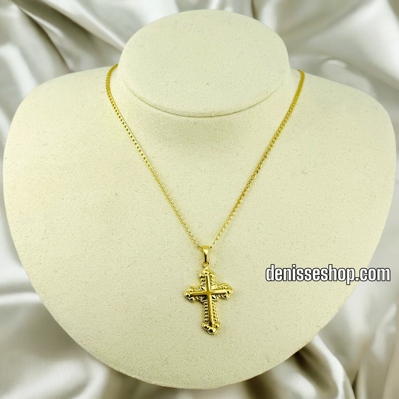 14K GOLD / CROSS PENDANT P500