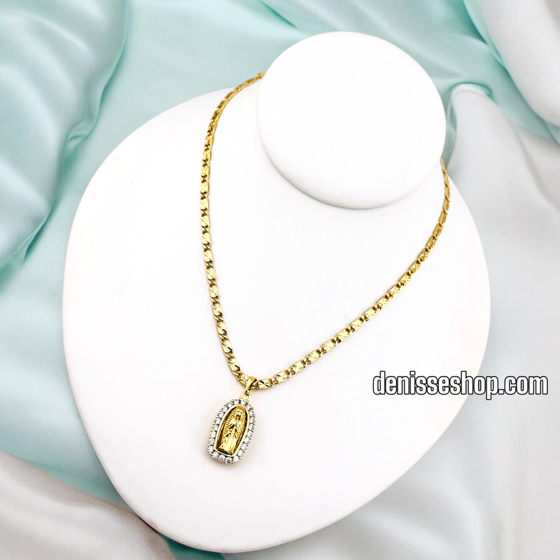 14K WOMEN/GIRL VIRGIN MARY PENDANT P636