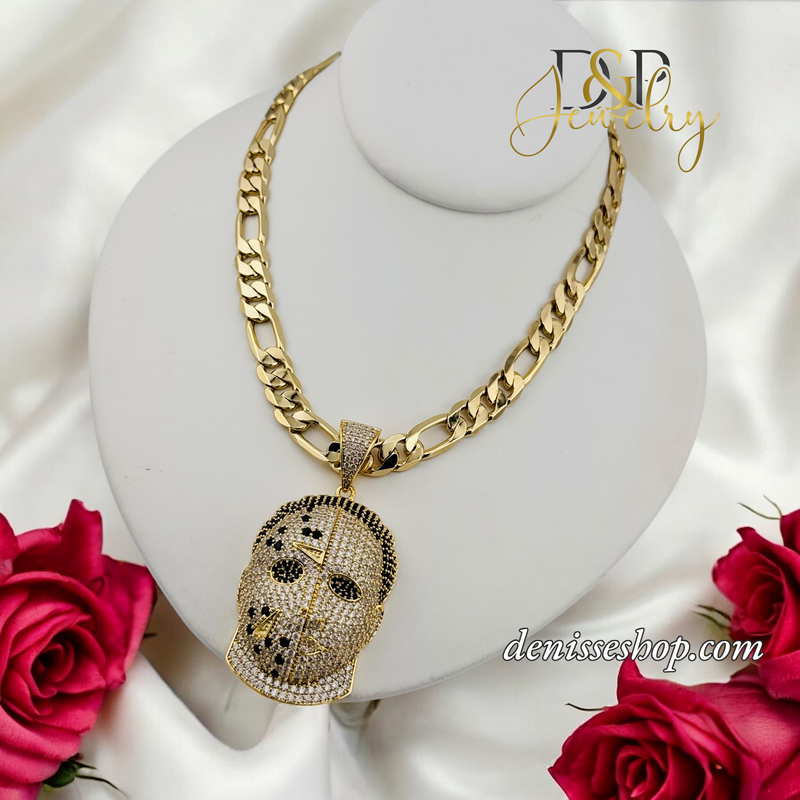 14K MASK PENDANT P703