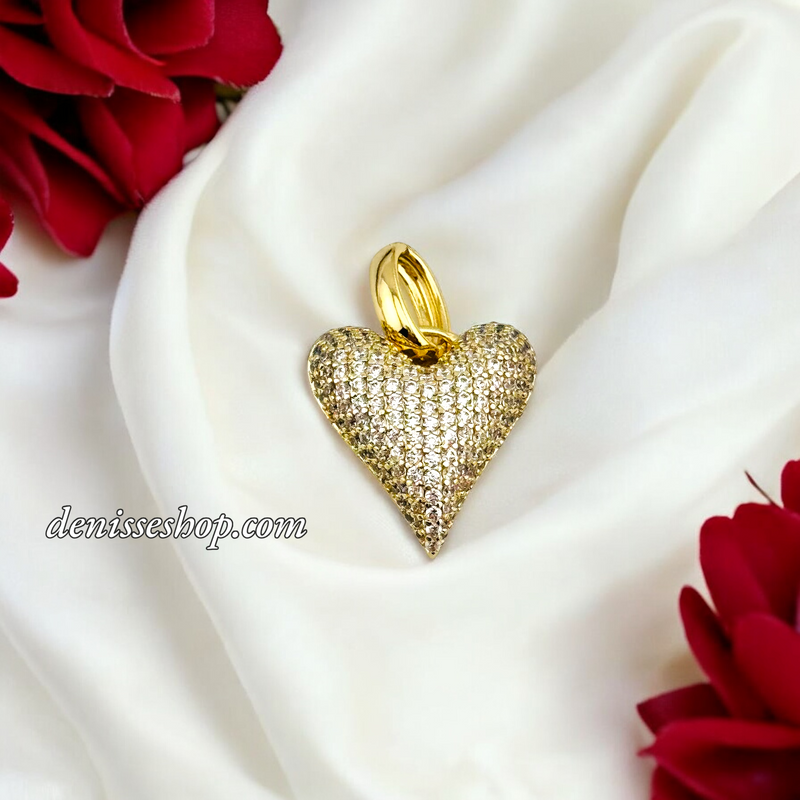 14K WOMEN/GIRL HEART PENDANT P681