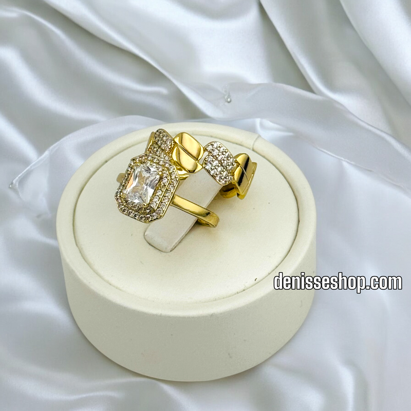 14K WOMEN DOUBLE WEDDING RING RG291