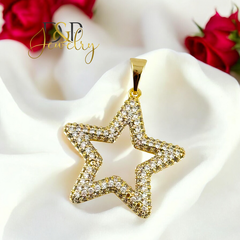 14K STAR PENDANT P863