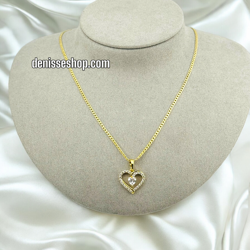 14K HEART PENDANT P431