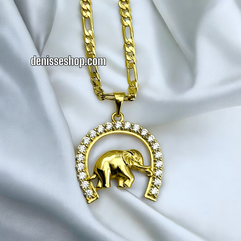 14K ELEPHANT PENDANT P425