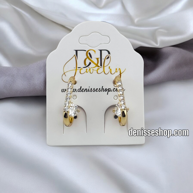 14K SQUARE HOOPS EARRINGS HP613