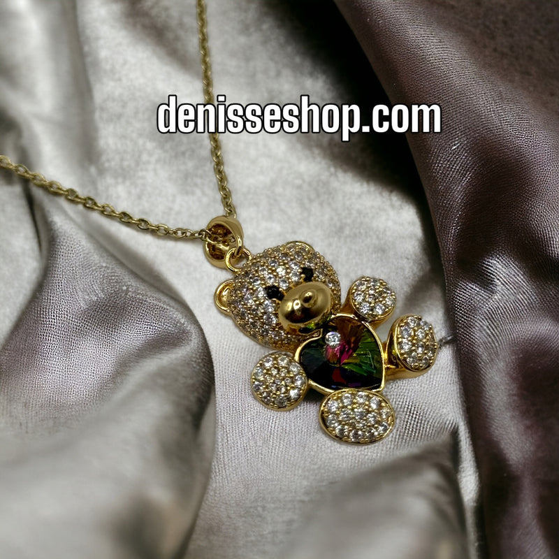 14K BEAR NECKLACE P256