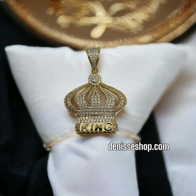 14K CROWN PENDANT P268