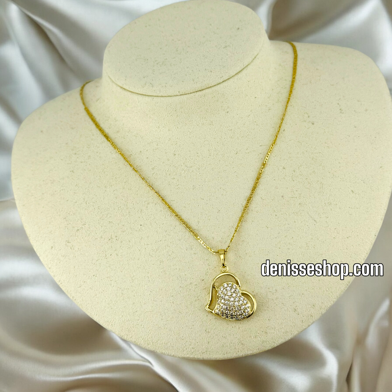 14K WOMEN/GIRL HEART PENDANT P575