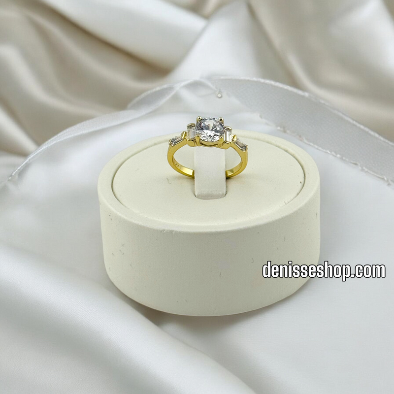 14K WOMEN/GIRL WHITE STONE RING RG282