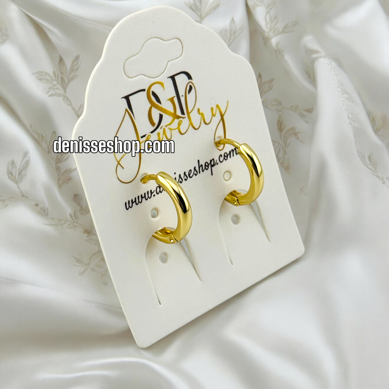 14K SMALL GOLD HOOP EARRING HP554