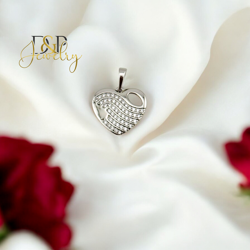 SILVER HEART PENDANT P809