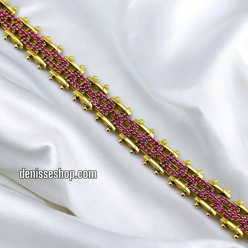 14K PINK GOLD BRACELET BR434