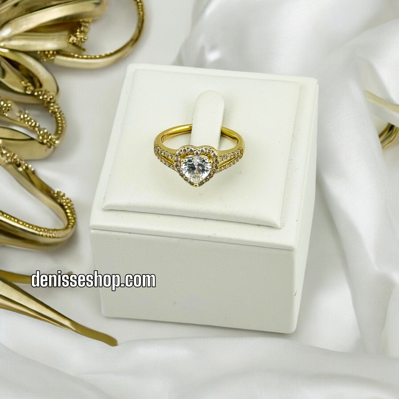 14K HEART RING RG207