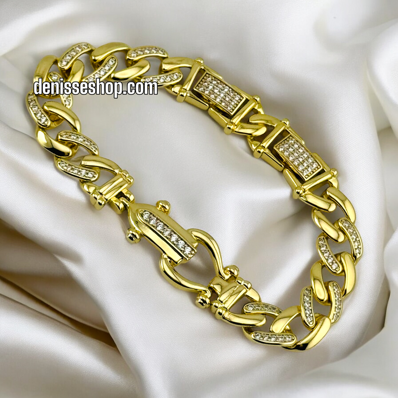 14K /WOMAN LINK BLING CHAIN BRACELET BR574