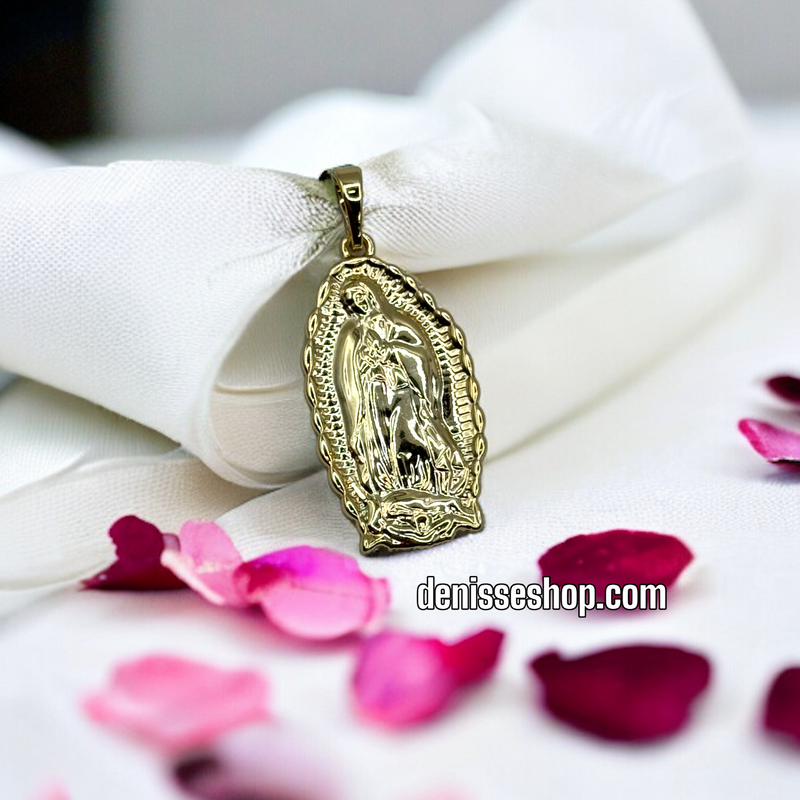 14K GUADALUPE MARY PENDANT P328