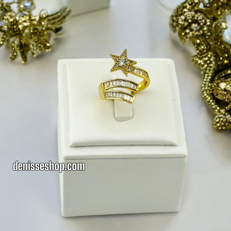 14K STAR ADJUSTABLE  RING RG227