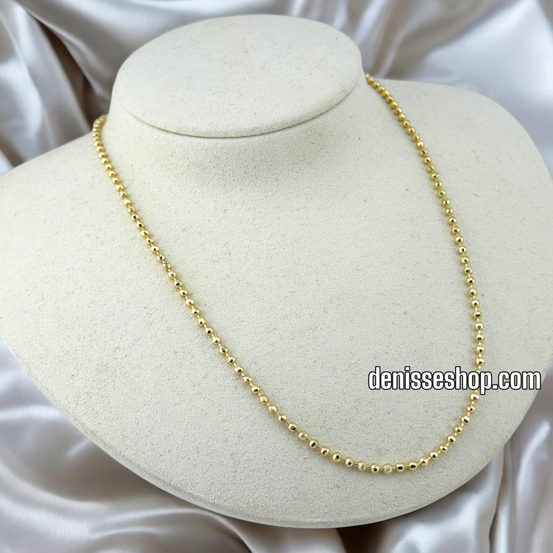 14K CHAIN BEAD 1.5MM CH022